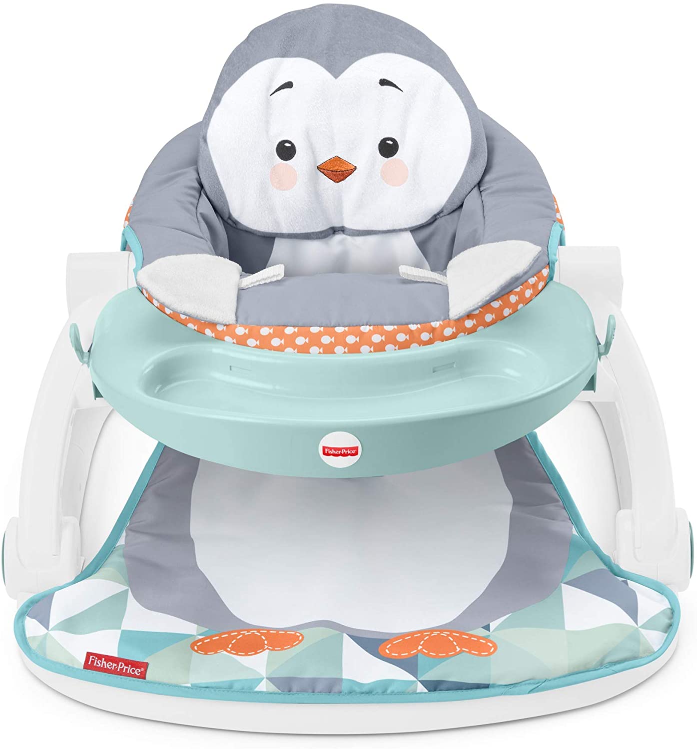 Fisher Price Sit Me Up Floor Seat w/Tray Penguin Island